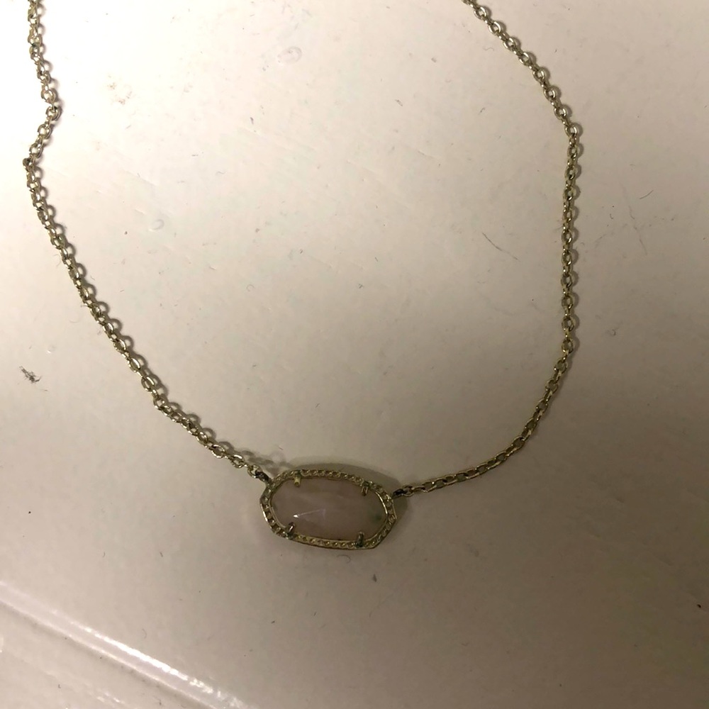 Kendra Scott necklace blush